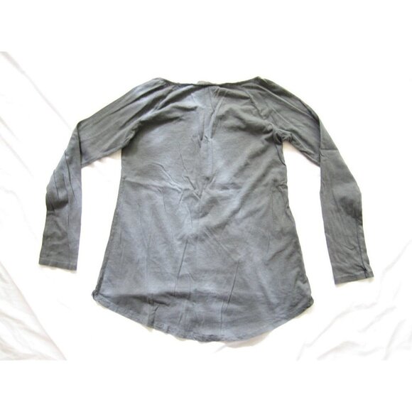 Women's Baci Cowl Neck Cotton Long Sleeve Shirt Size M (Made in Italy) WB40 - Picture 5 of 7